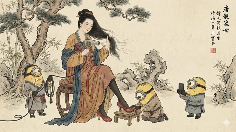 中国传统水墨彩画