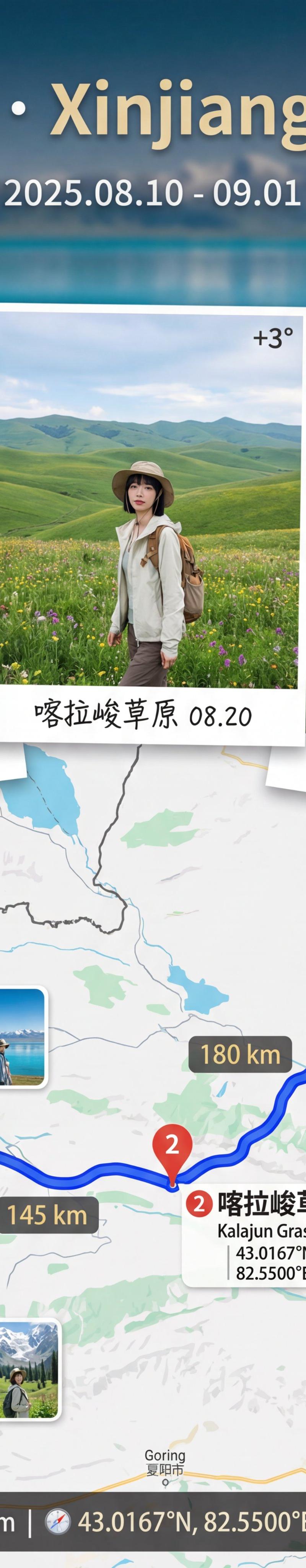 旅行回忆海报
