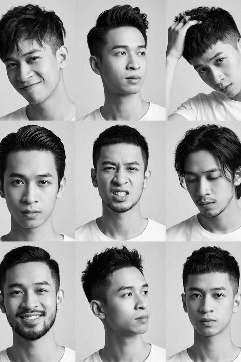 时尚海马体九宫格写真