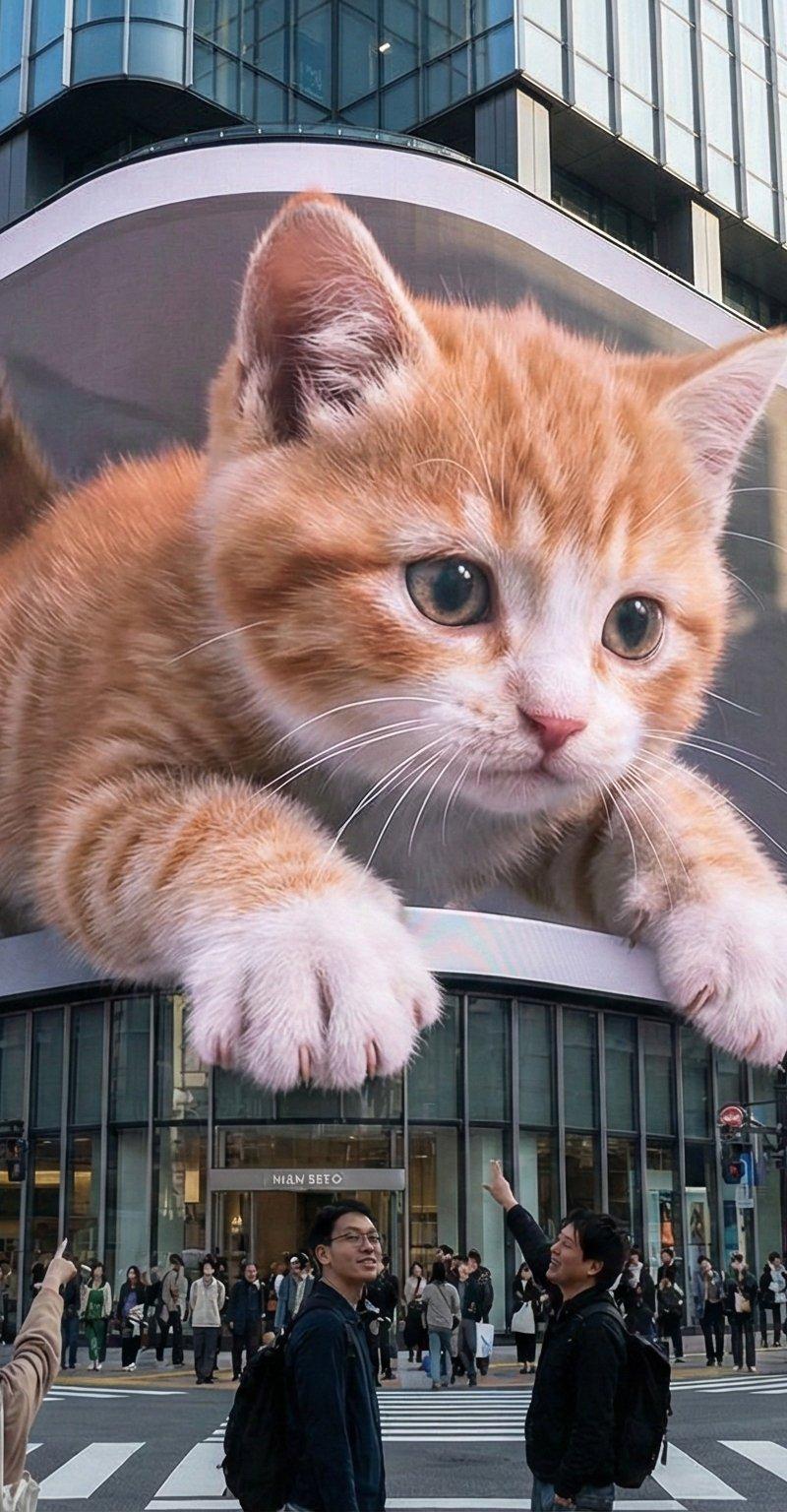 都市奇迹：3D无眼镜香蕉屏体验