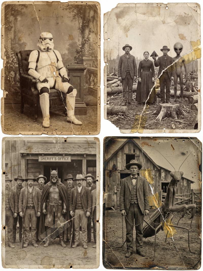 复古寻踪摄影，1870年代风格
