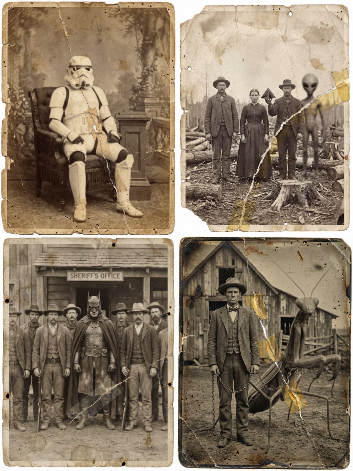 复古寻踪摄影，1870年代风格