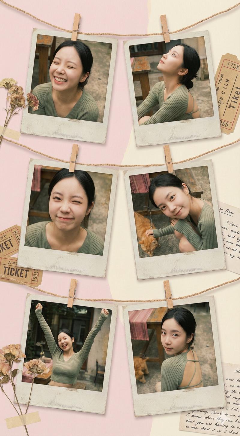 复古宝丽来拼贴画艺术
