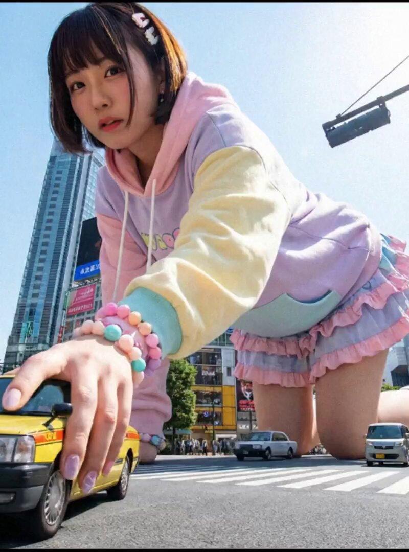 如果您的宠物是一只摩天大楼那么大?