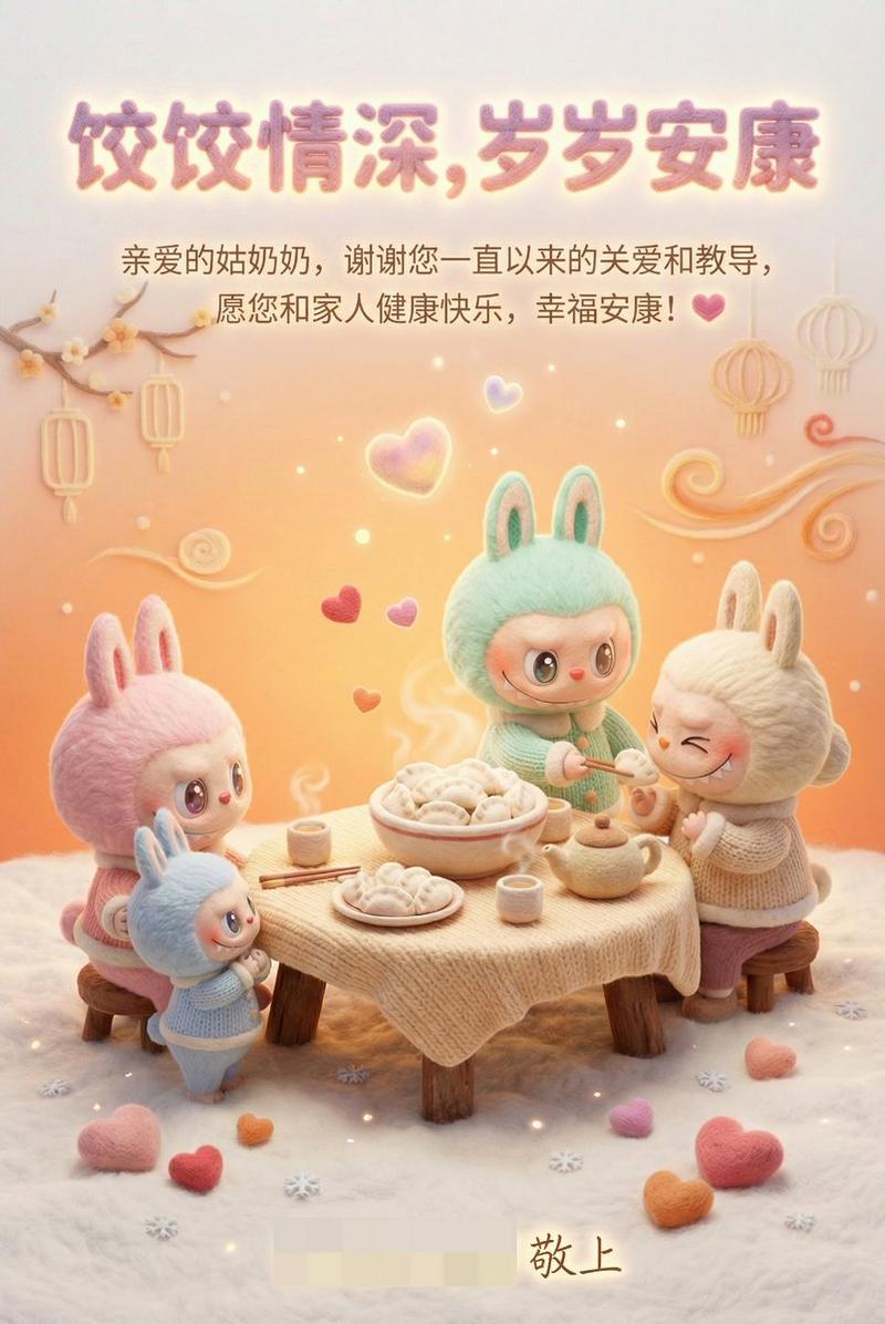 冬至祝福海报