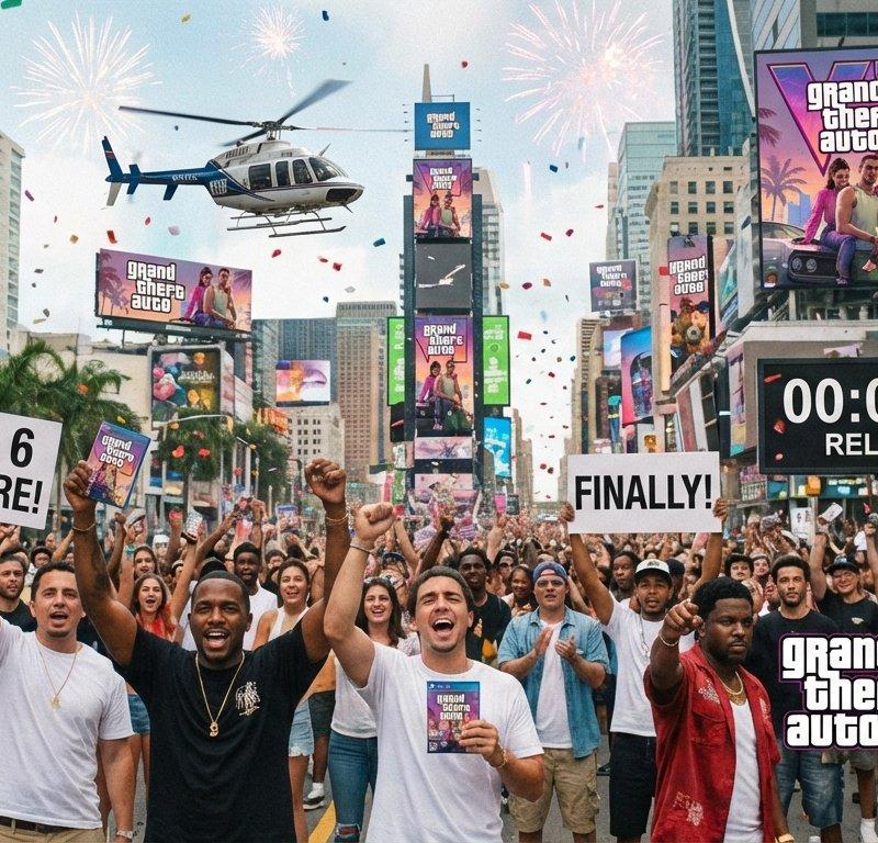 GTA 6发布时的世界照片