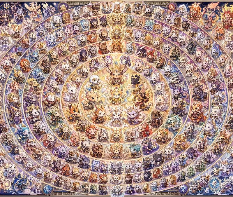 108 款 Q 版奇幻曼陀罗