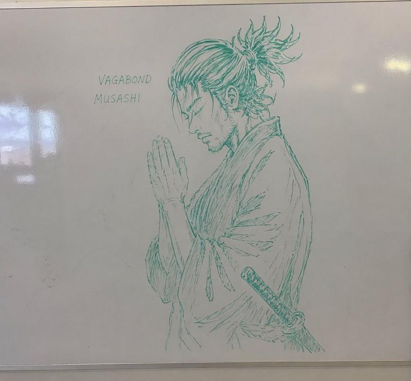 白板马克笔动漫素描
