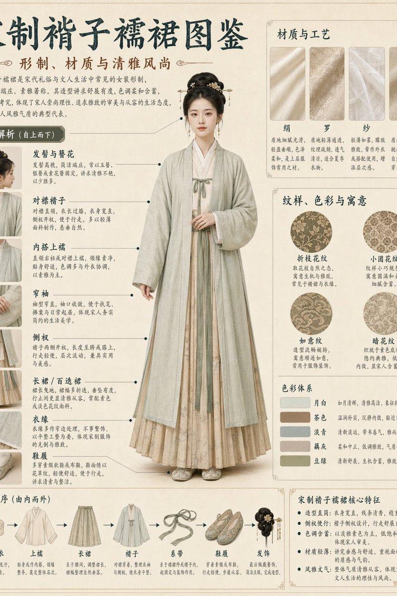 宋代汉服图文指南