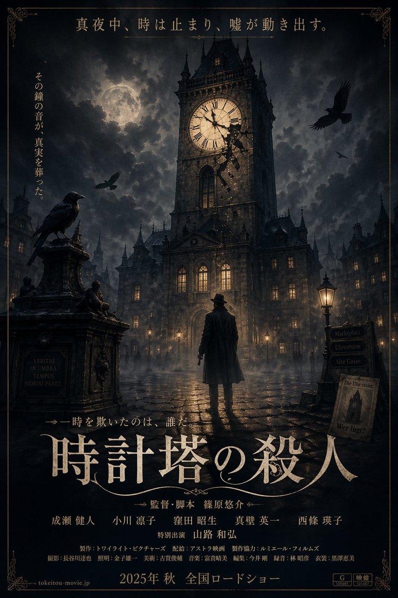 哥特悬疑电影海报
