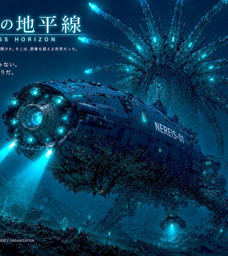科幻深海潜水艇海报