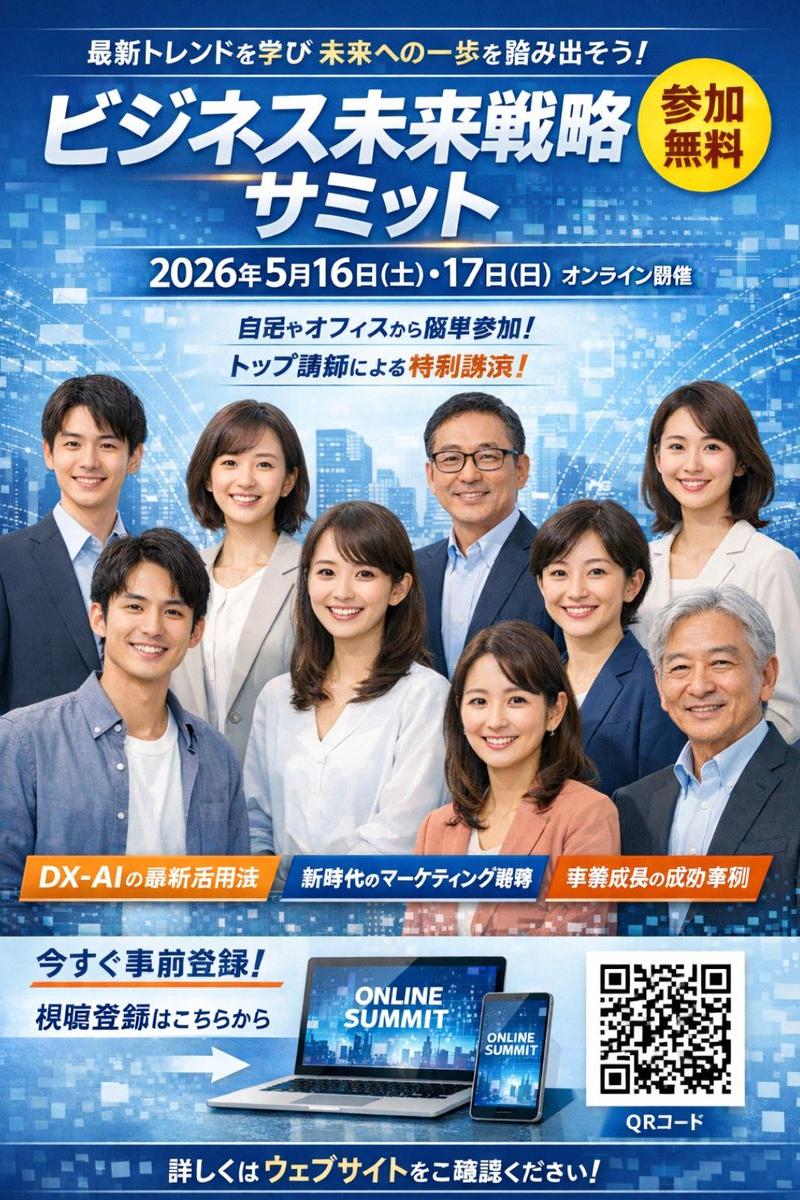 商业在线峰会广告横幅