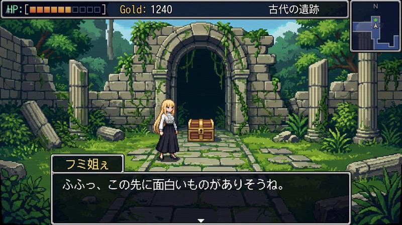 16-bit RPG 场景探索提示词
