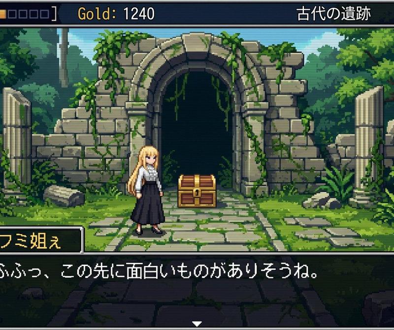 16-bit RPG 场景探索提示词