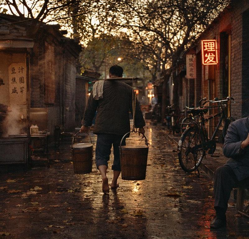 1985 年北京胡同街头摄影