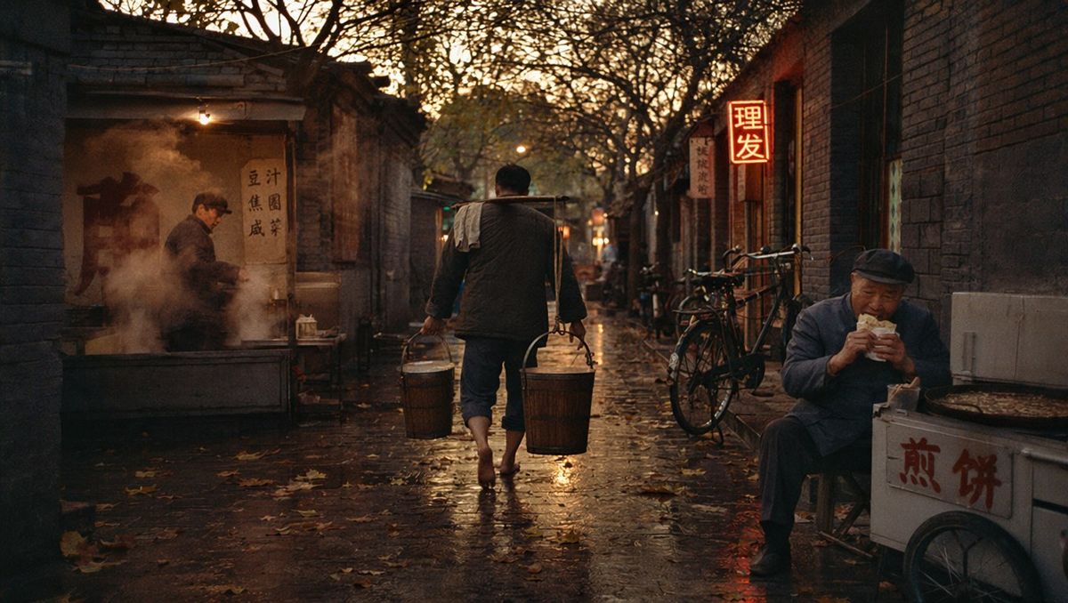 1985 年北京胡同街头摄影