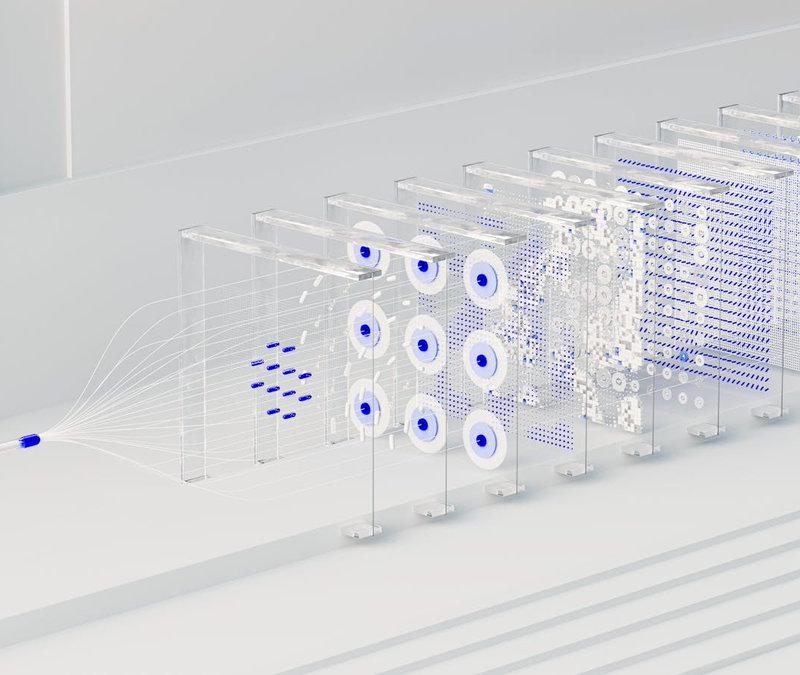3D 抽象数据流水线可视化