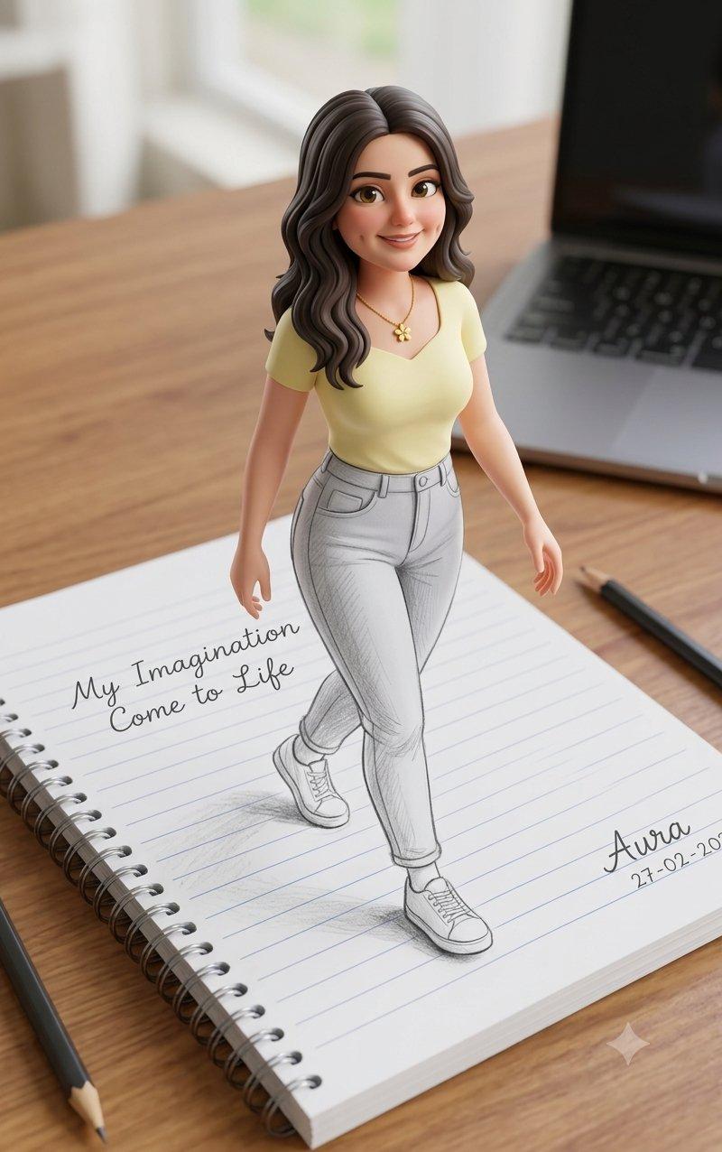 3D 错觉素描肖像