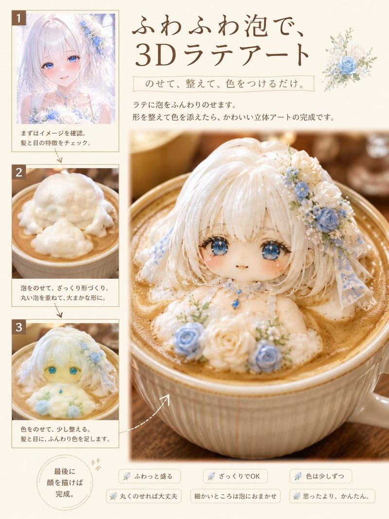 3D 拉花杂志教程排版
