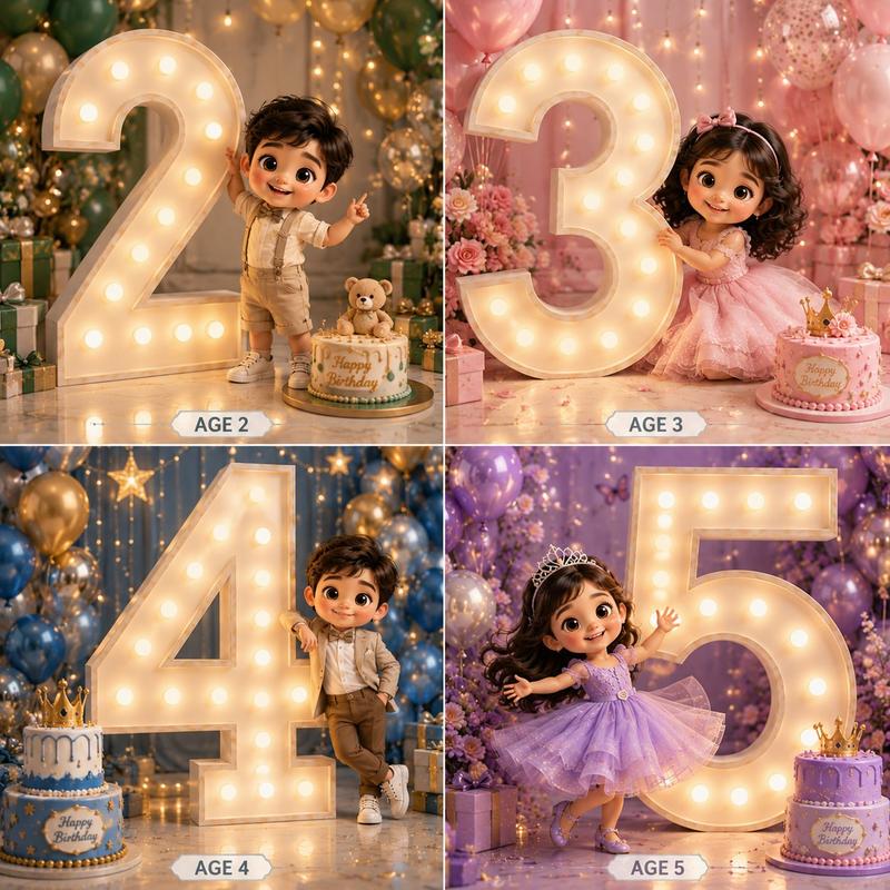 3D 奢华儿童生日拼图