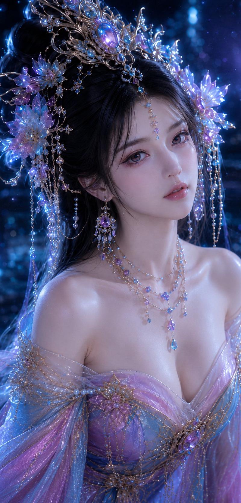 3D CG 东方奇幻美女插画