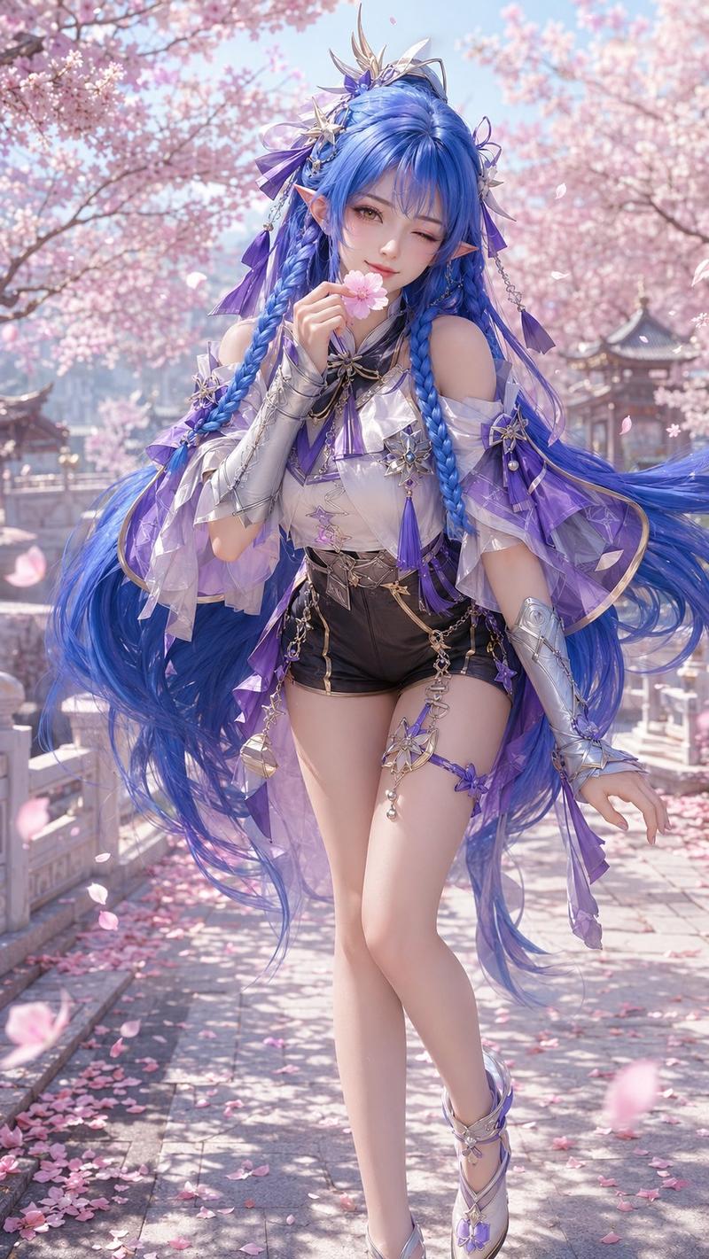 3D CG Oriental Fantasy Character Portrait