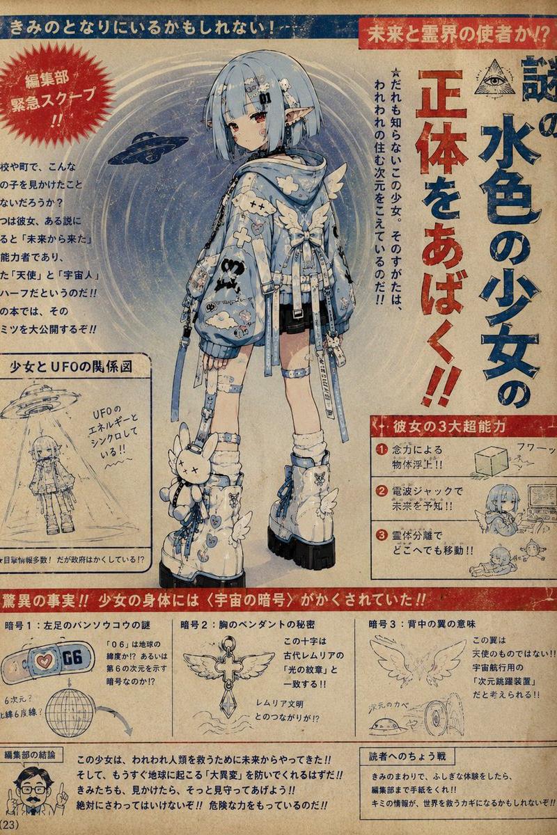 20 世纪 70 年代神秘学儿童读物页面