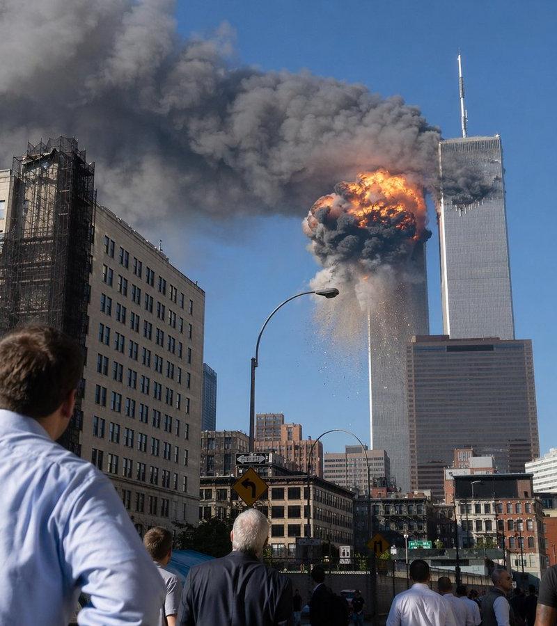 9/11 双子塔街头摄影