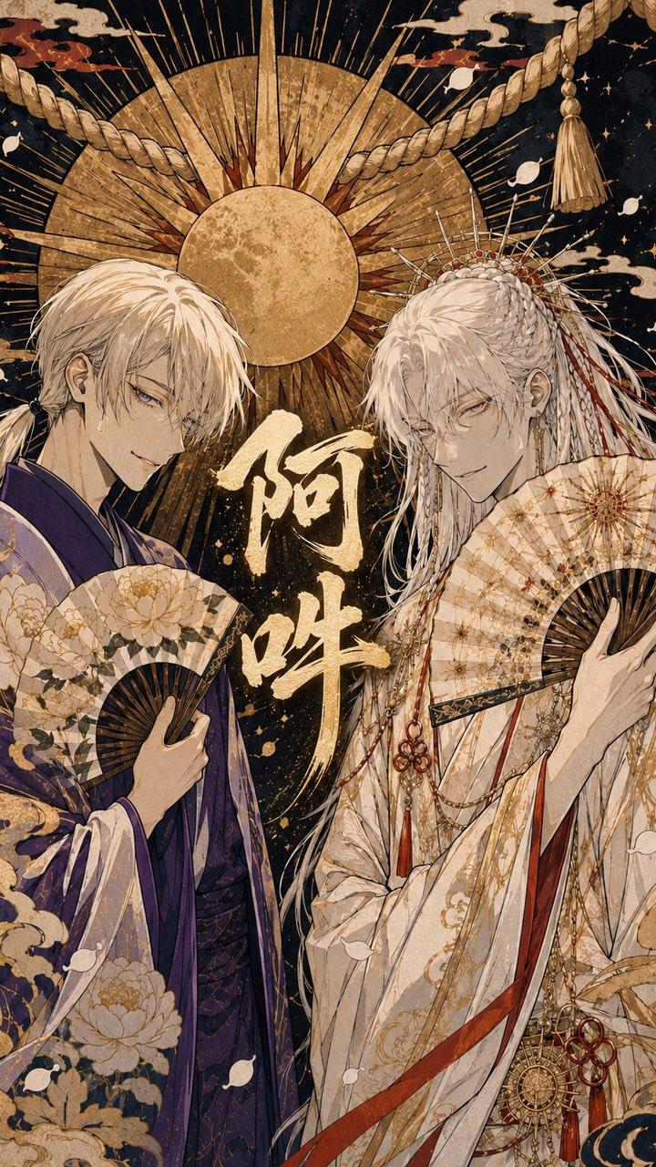 华丽“阿吽”和服专辑封面