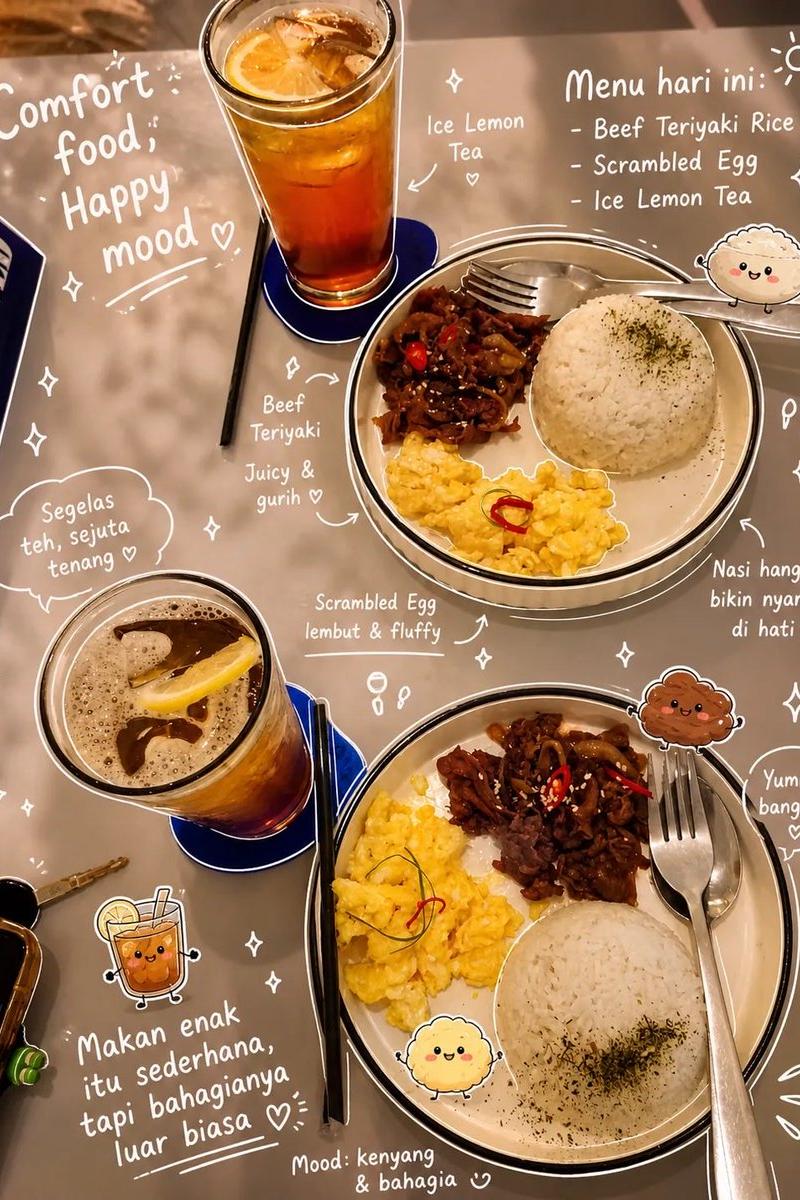充满艺术感的涂鸦美食摄影