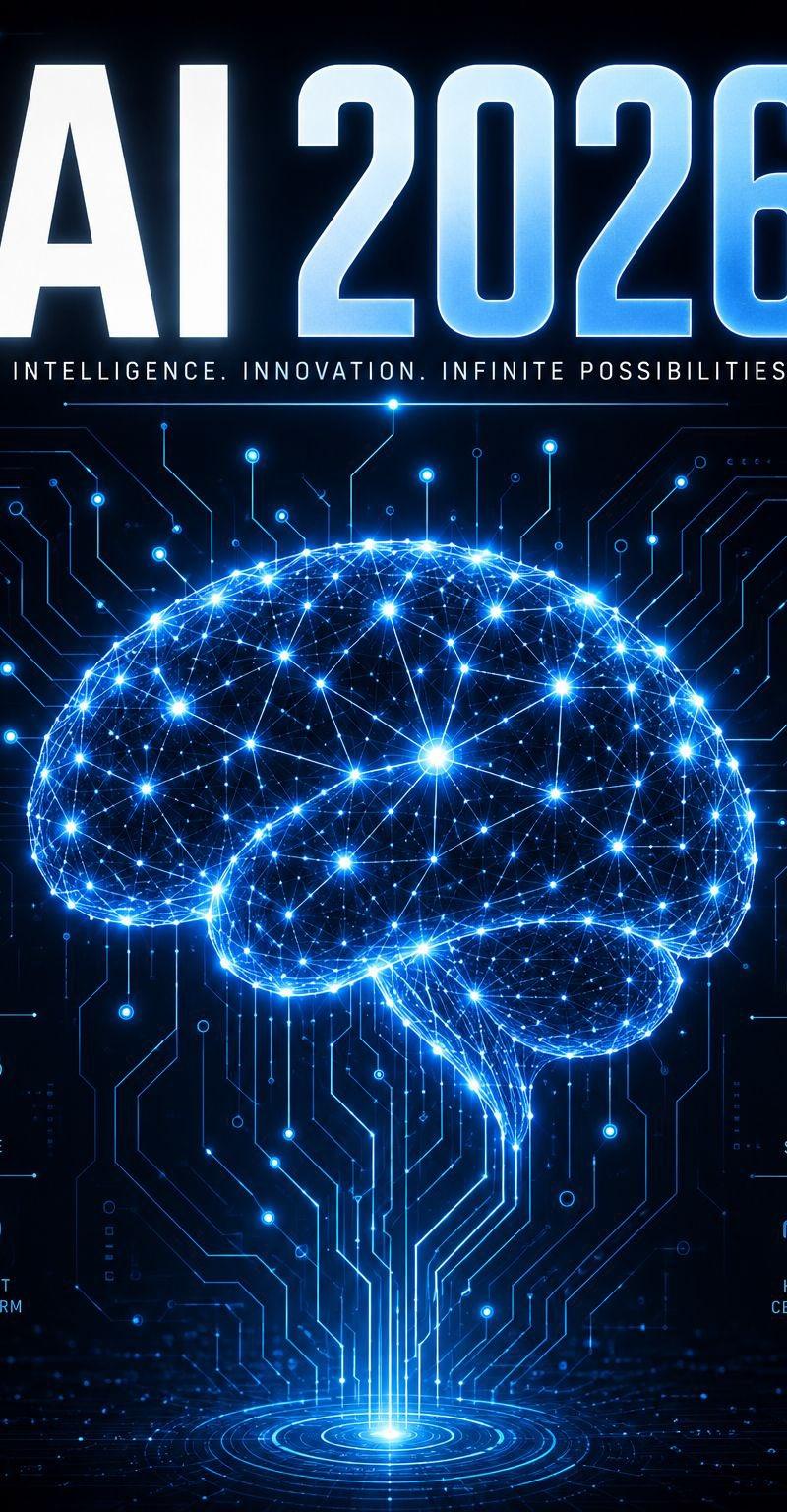 2026 年未来感 AI 科技海报