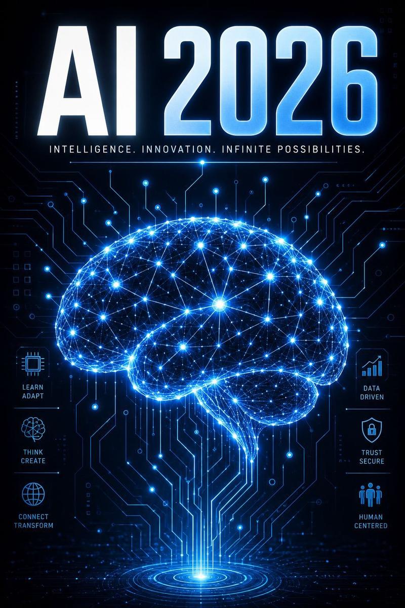 2026 年未来感 AI 科技海报