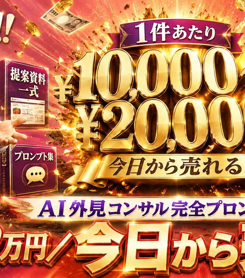 吸睛的 AI 外貌咨询销售横幅