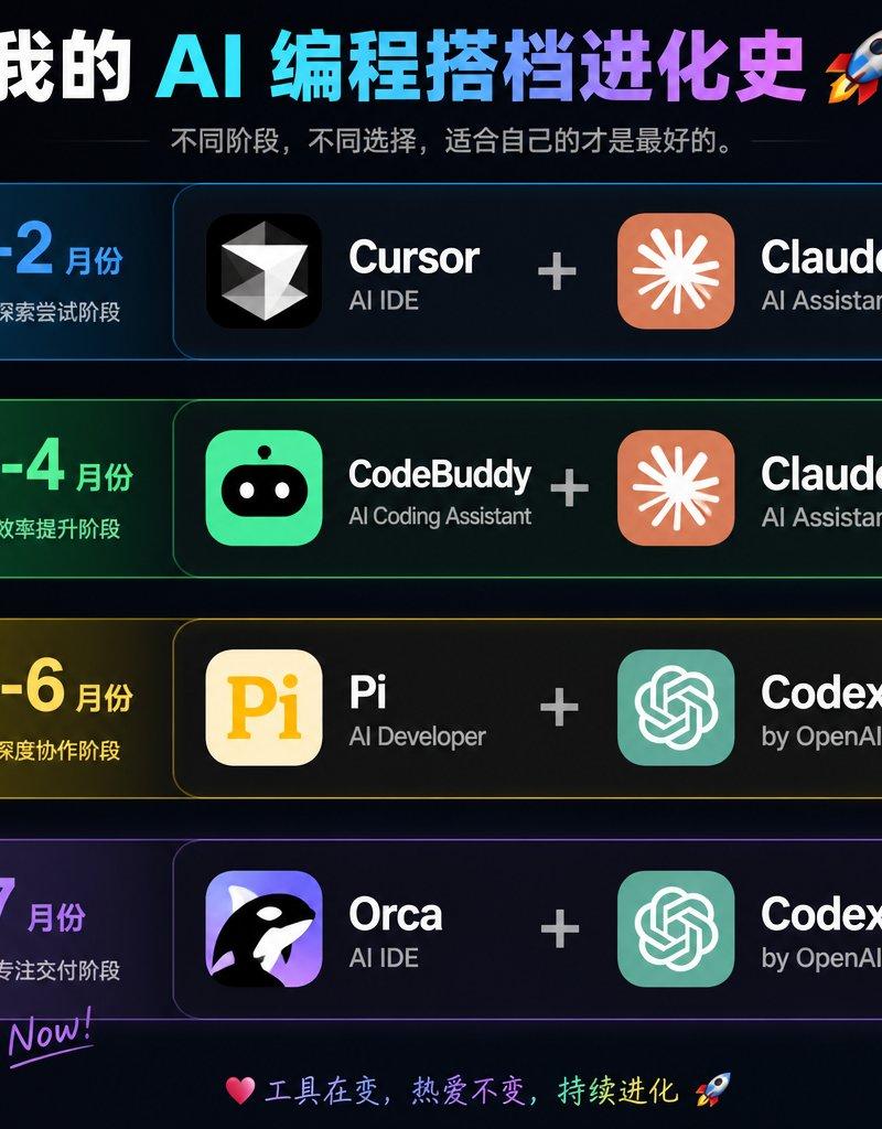 AI 编程搭档进化时间轴
