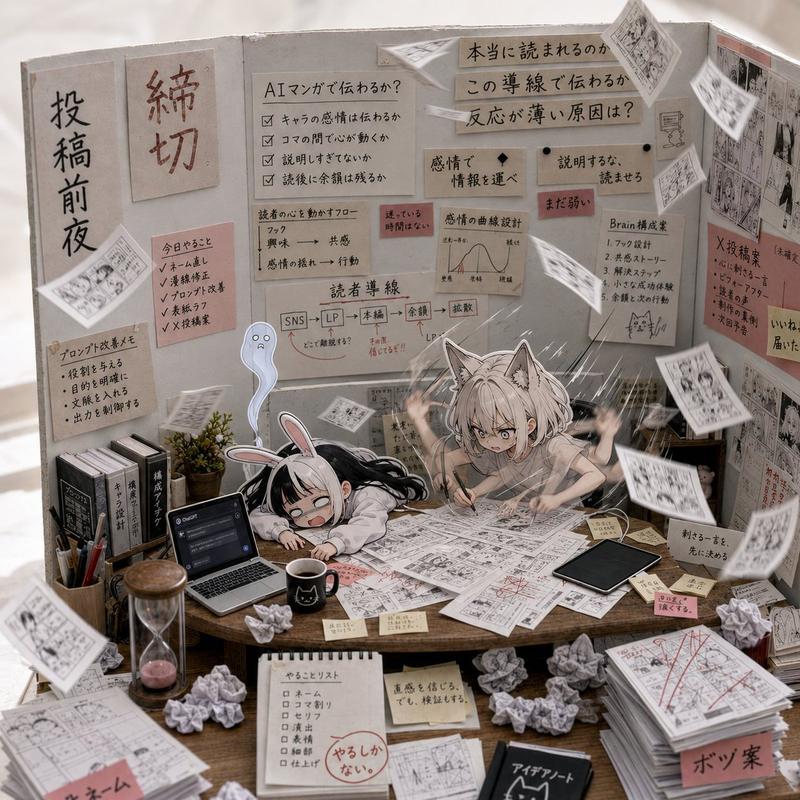AI 漫画截稿日作战室