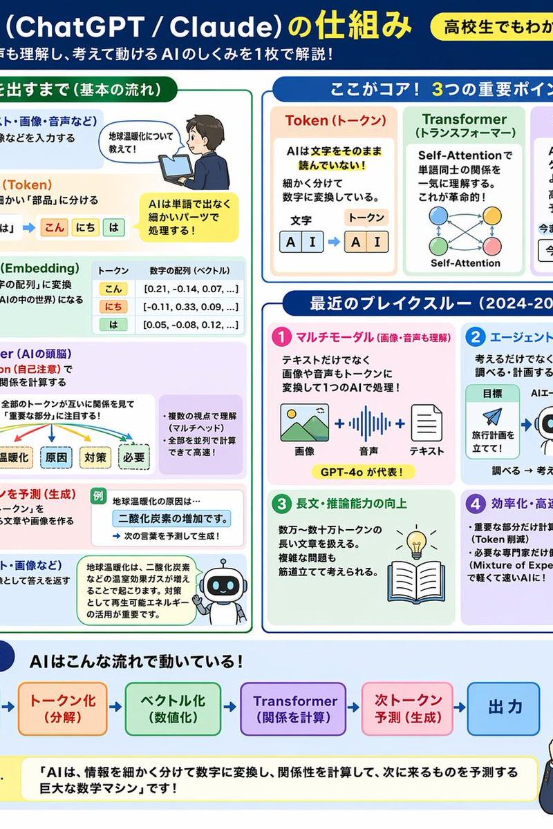 AI 机制信息图