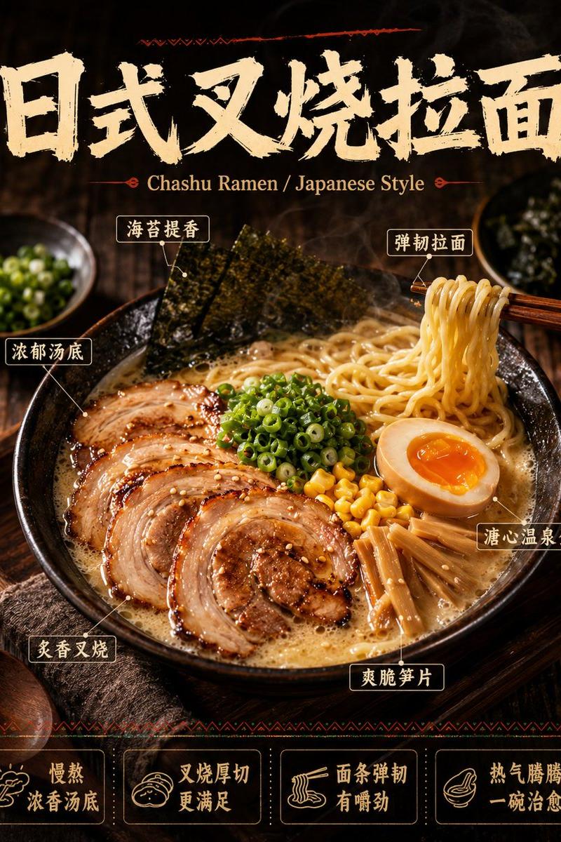 《餐饮新品主打海报》提示词
