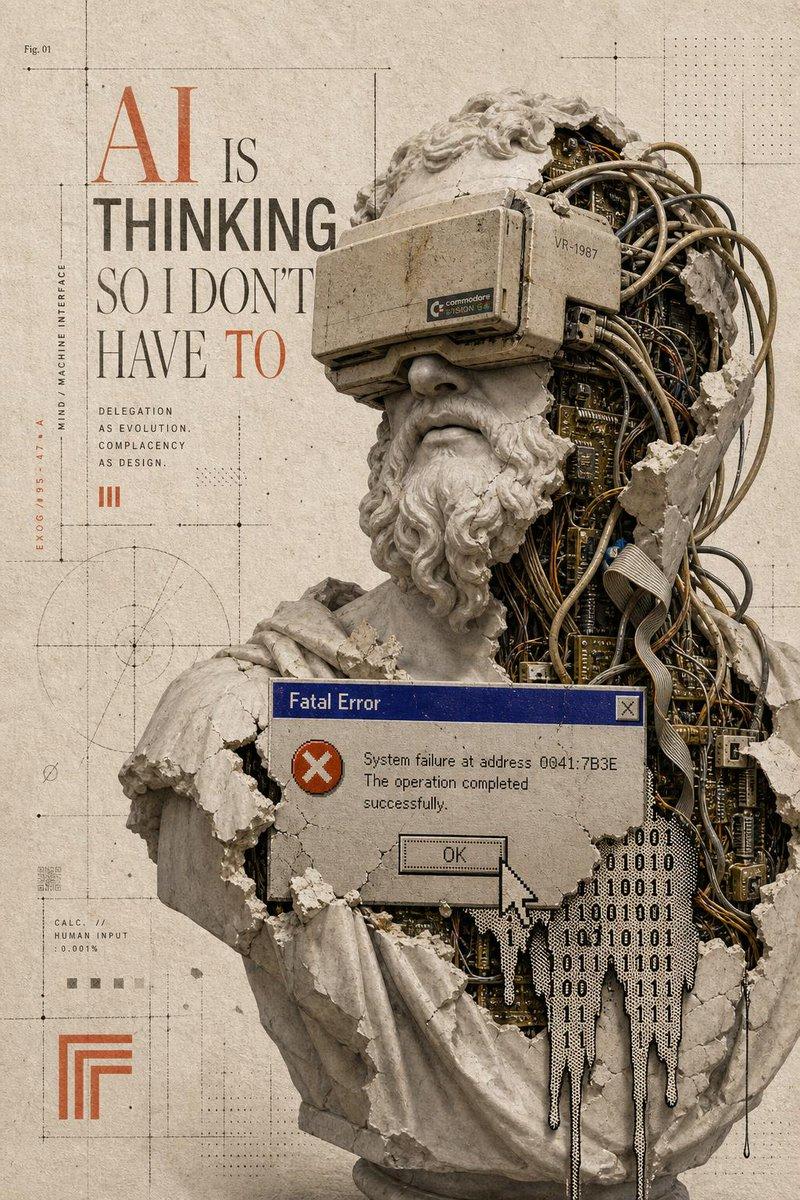 超现实 AI 错误复兴拼贴画