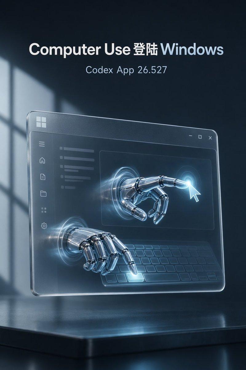 未来感 AI Windows 登录海报