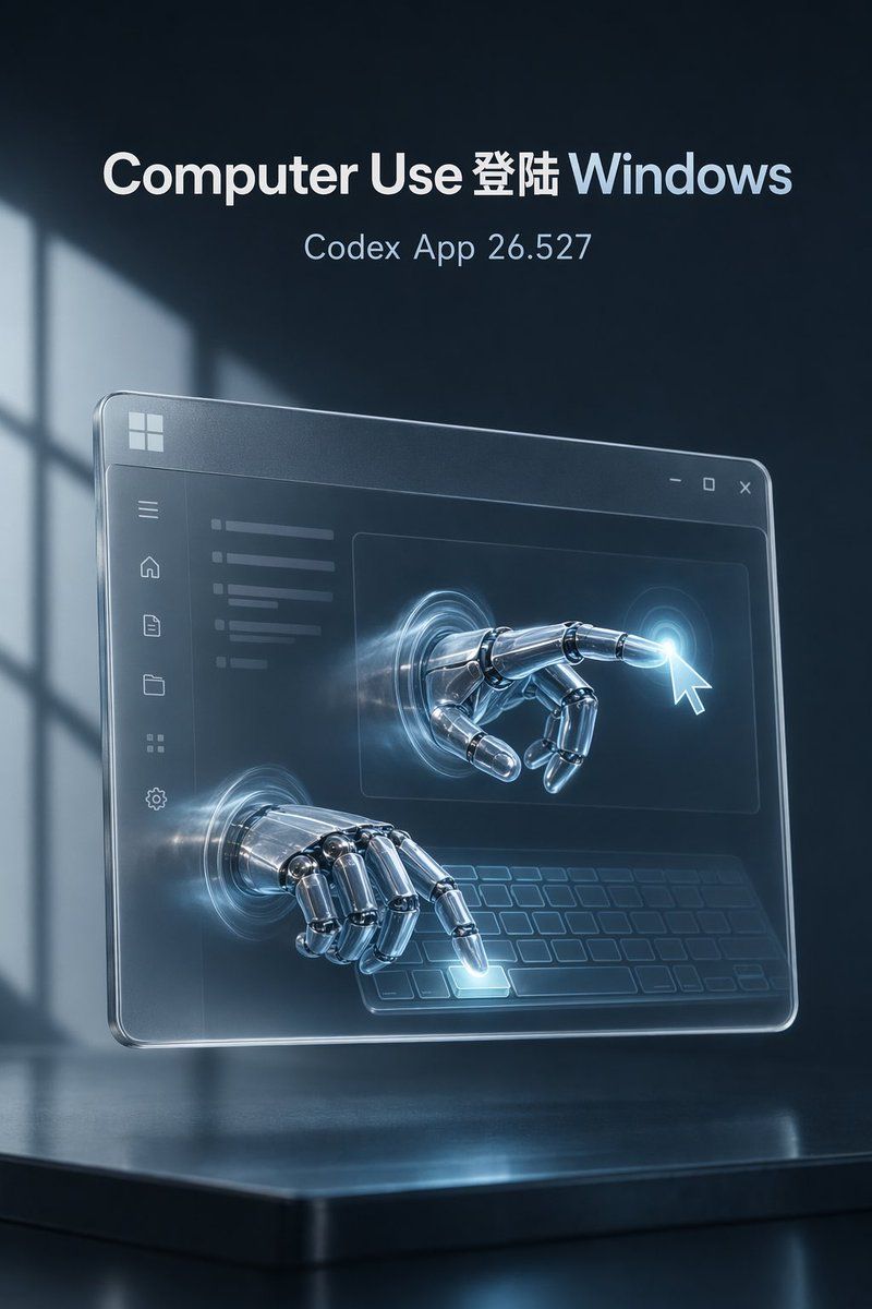 未来感 AI Windows 登录海报