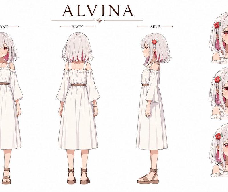 Alvina 动漫角色参考图