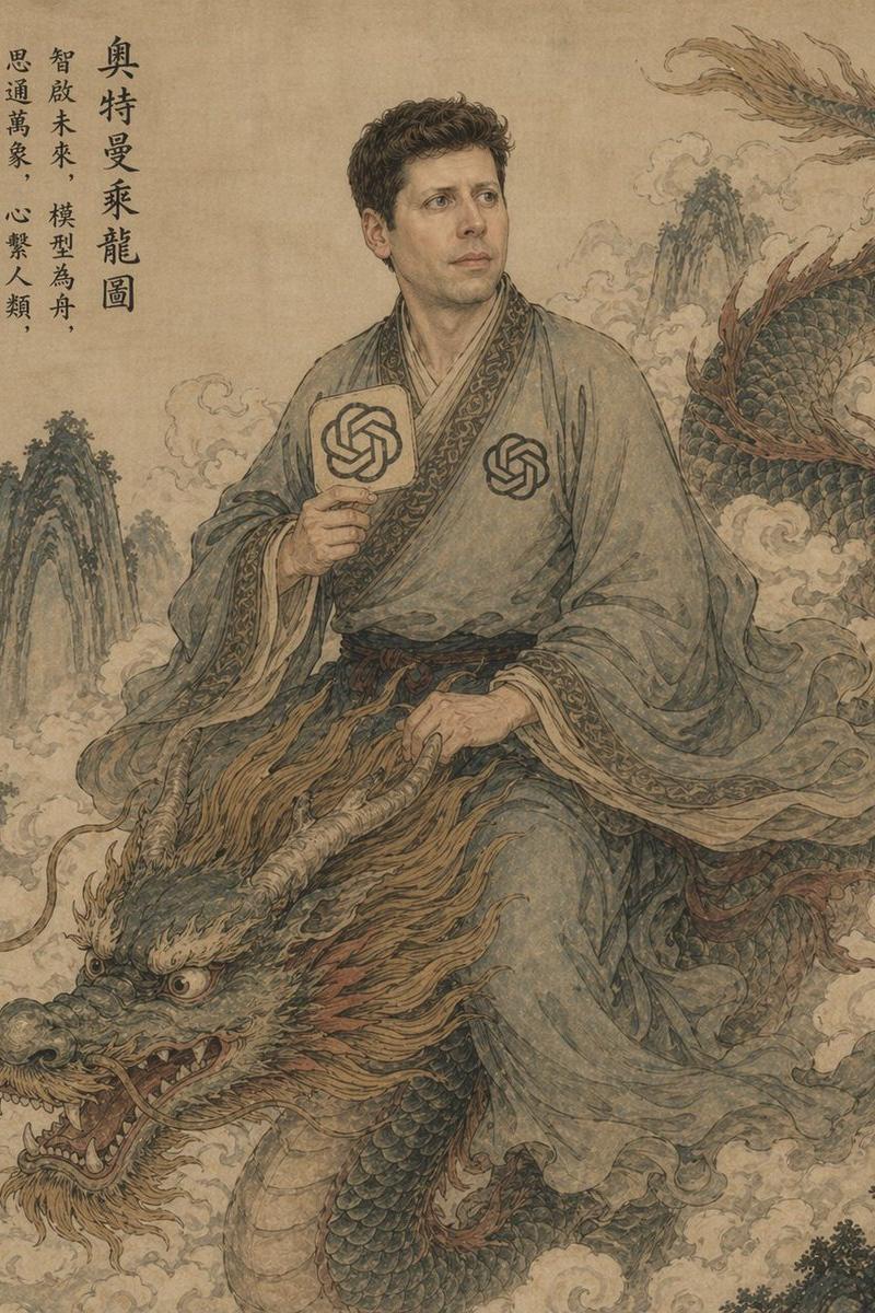 骑龙古卷学者