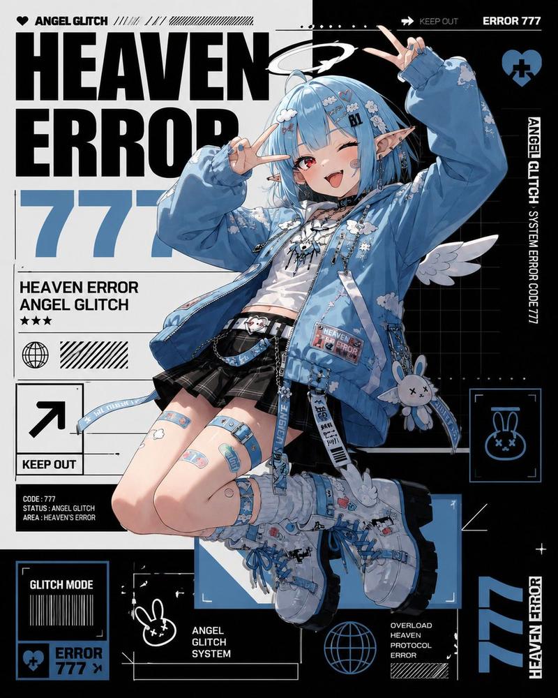 Heaven Error 天使故障海报