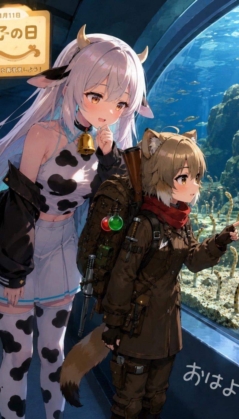 动漫水族馆花园鳗日