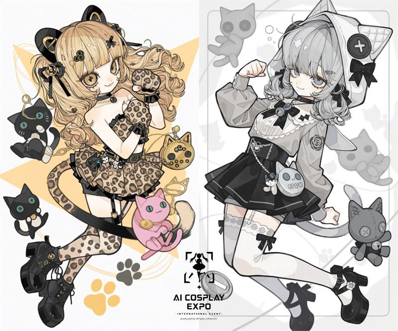 AI Cosplay Expo 猫娘主题