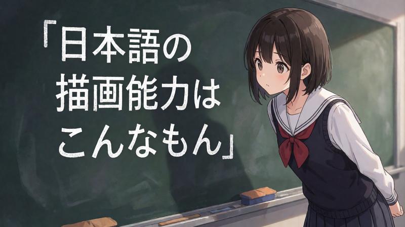 动漫女学生黑板引语