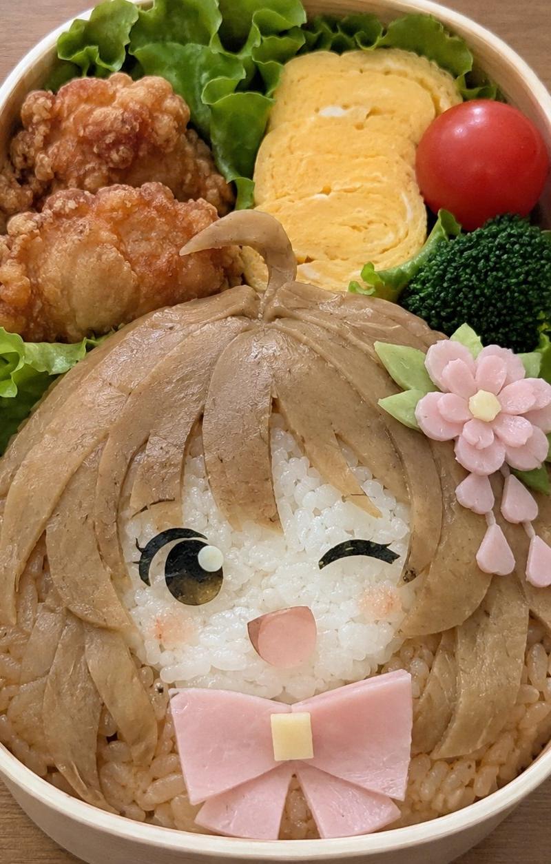动漫少女角色便当