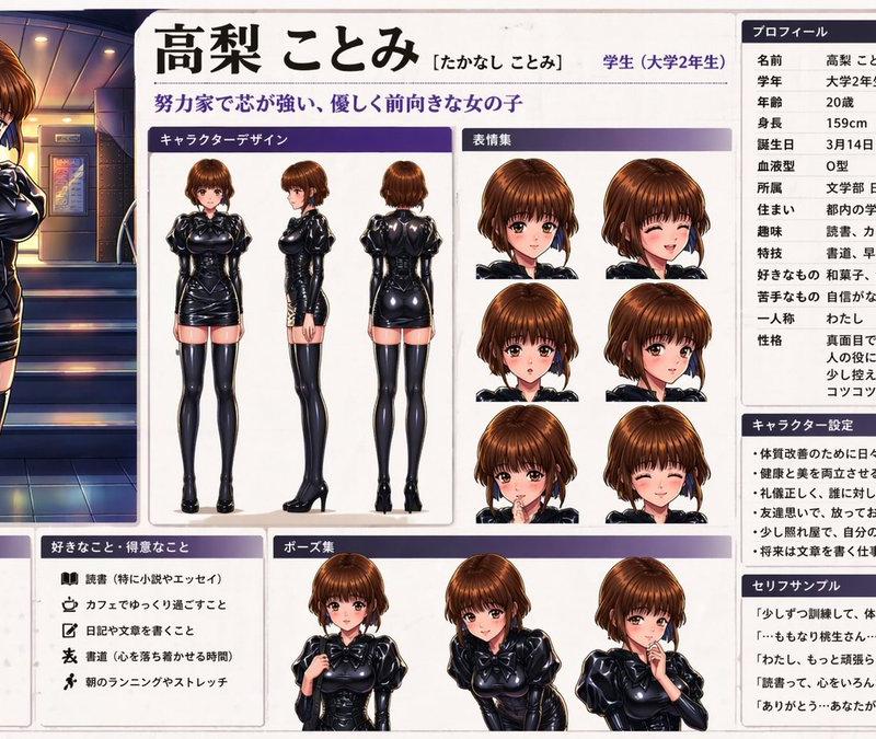 动漫角色设定表