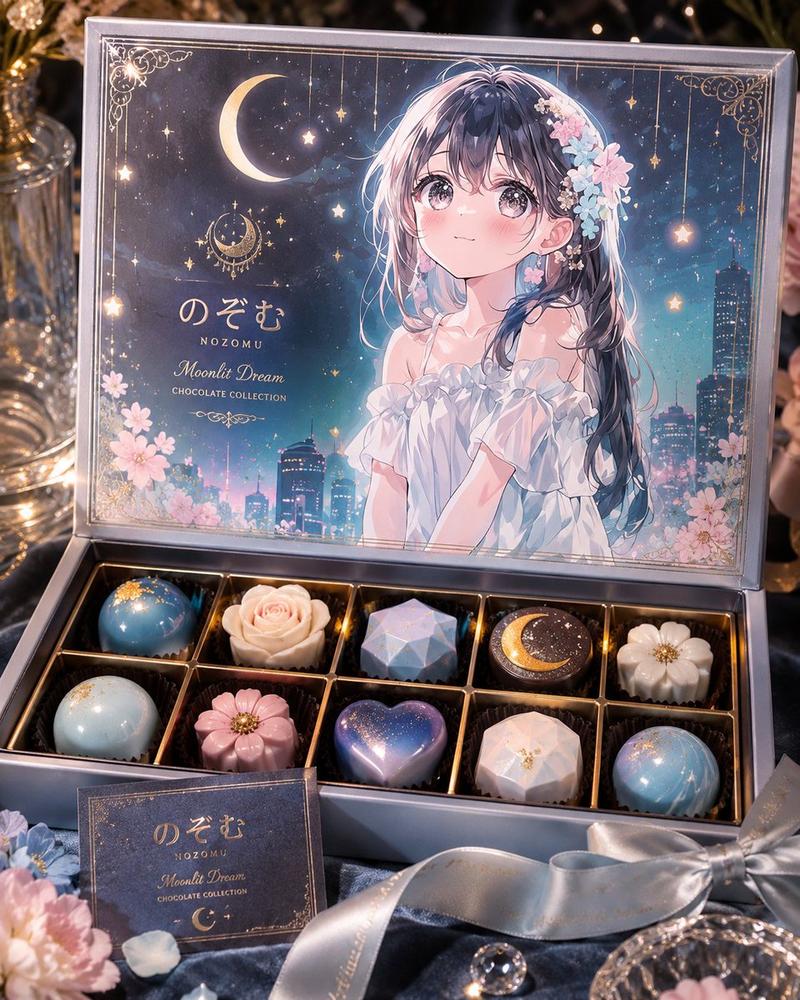 月光动漫巧克力礼盒