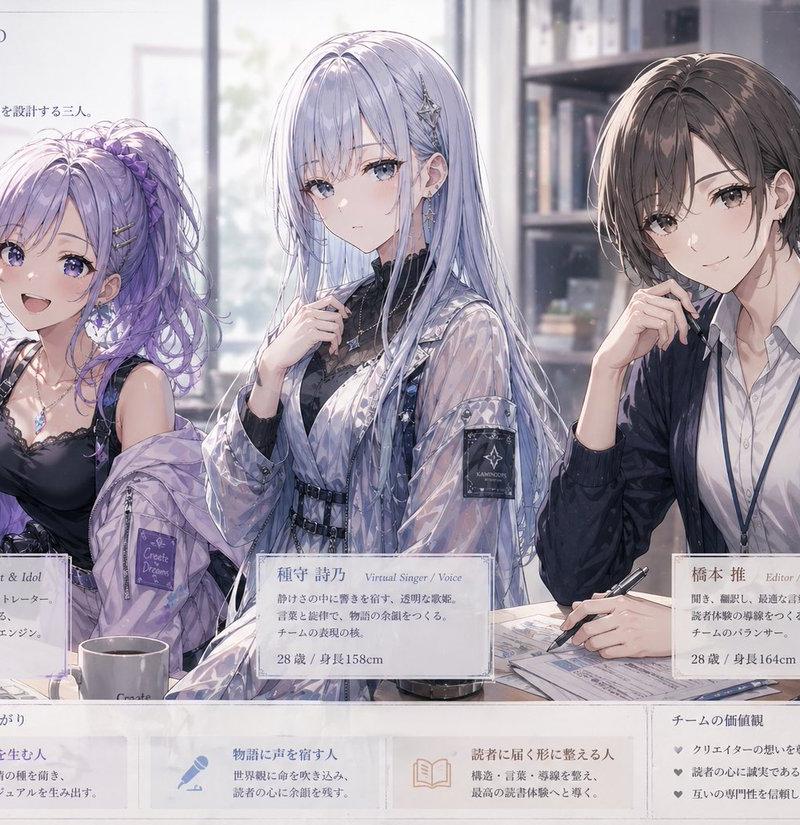 动漫创意团队工作室海报